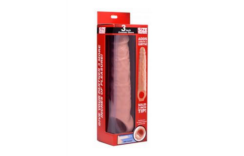 Penis Sleeve 3 cm extra length & comfort - XR Brands TPR