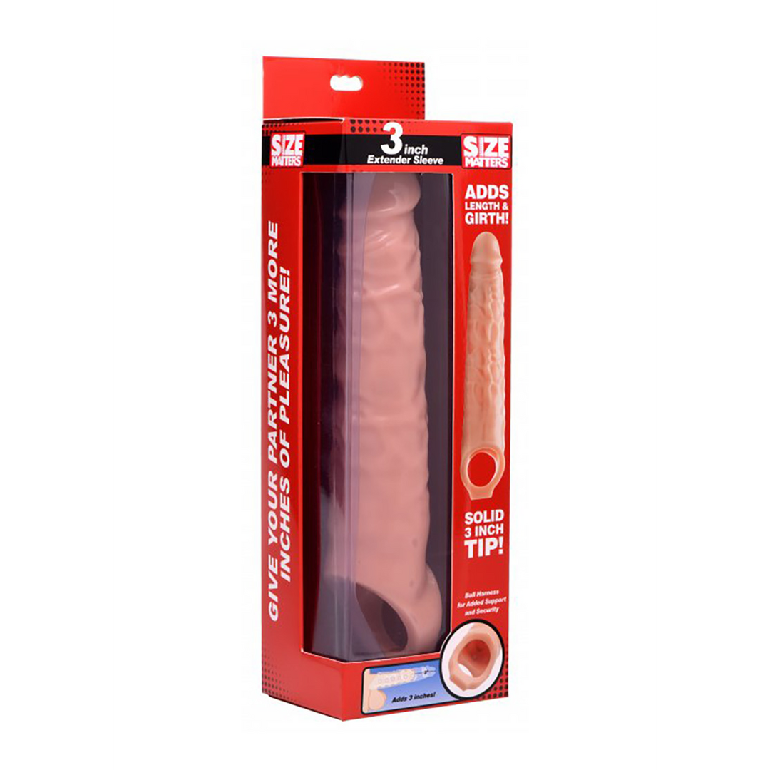 Penis Sleeve 3 cm extra lengte & comfort - XR Brands TPR