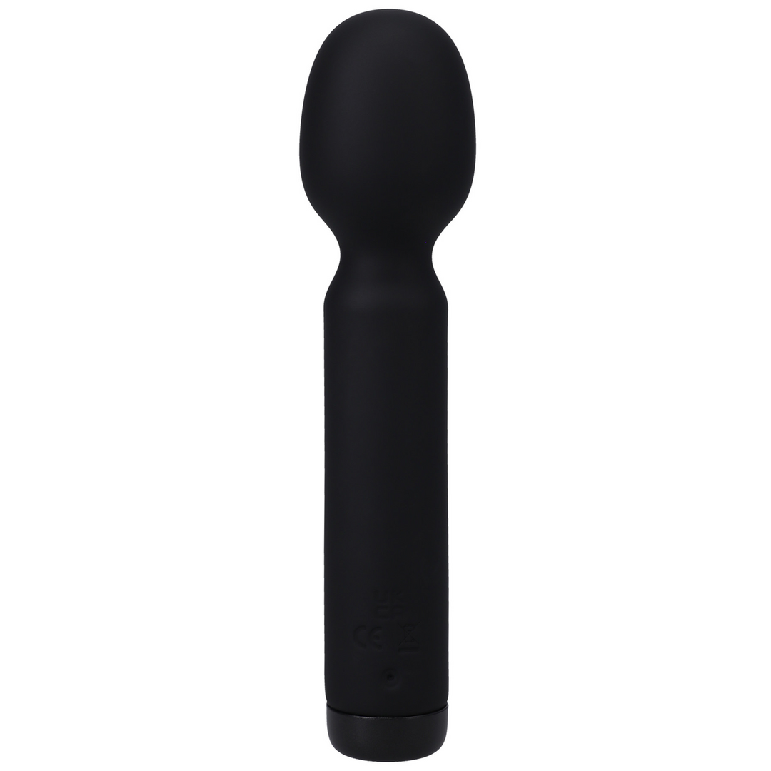 Vibrating Wand Black – Compact, Powerful & Quiet | Doc Johnson