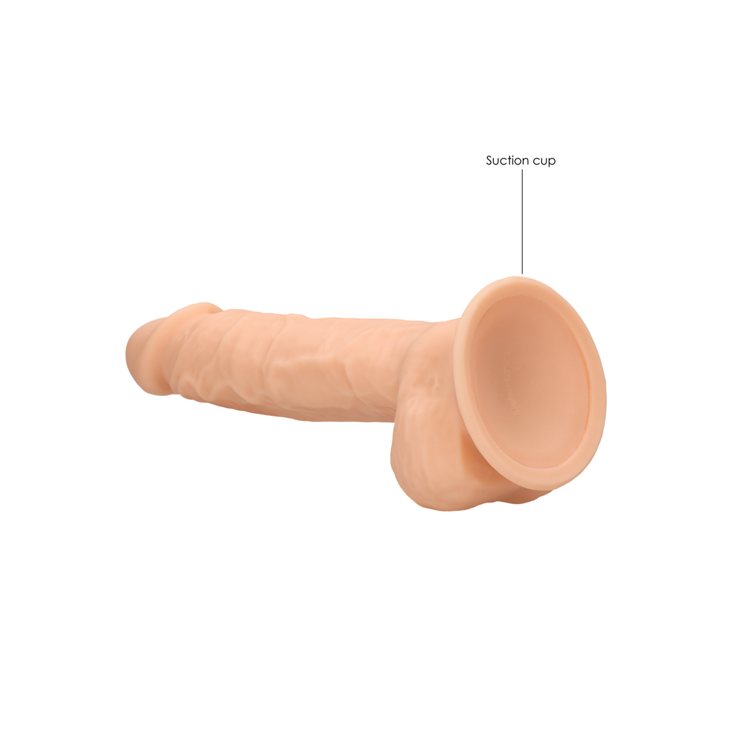 Silicone Dildo with Balls 22.8 cm – Realistic & Flexible
