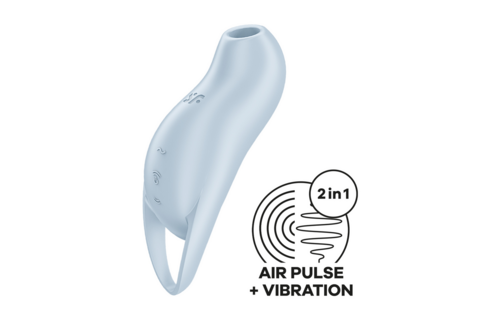 Pocket Pro 1 Blau – Kompakter Vibrator mit zwei Motoren