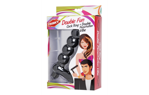 Double Fun Cockring 7cm - Verdubbel je genot! | XR Brands