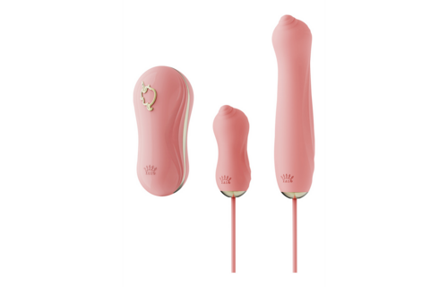 Sucking Vibrator with Pump and Different Attachments