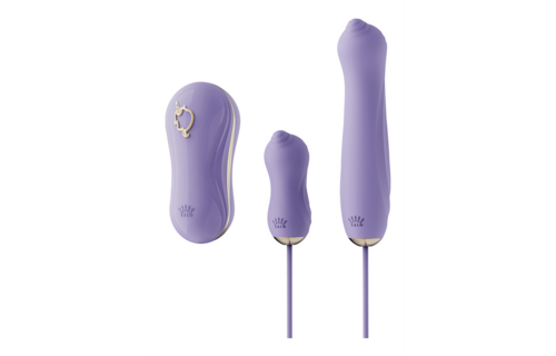 Sucking Vibrator with Pump and Different Attachments