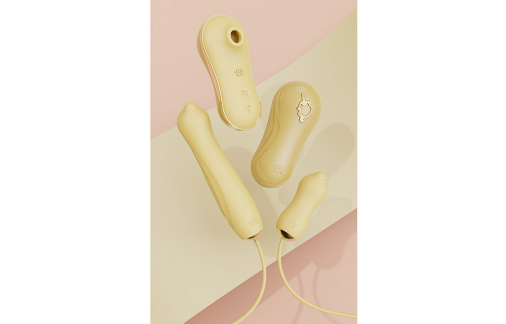 Zuigvibrator met Pomp & Opzetstukken | Zalo UNICORN Set