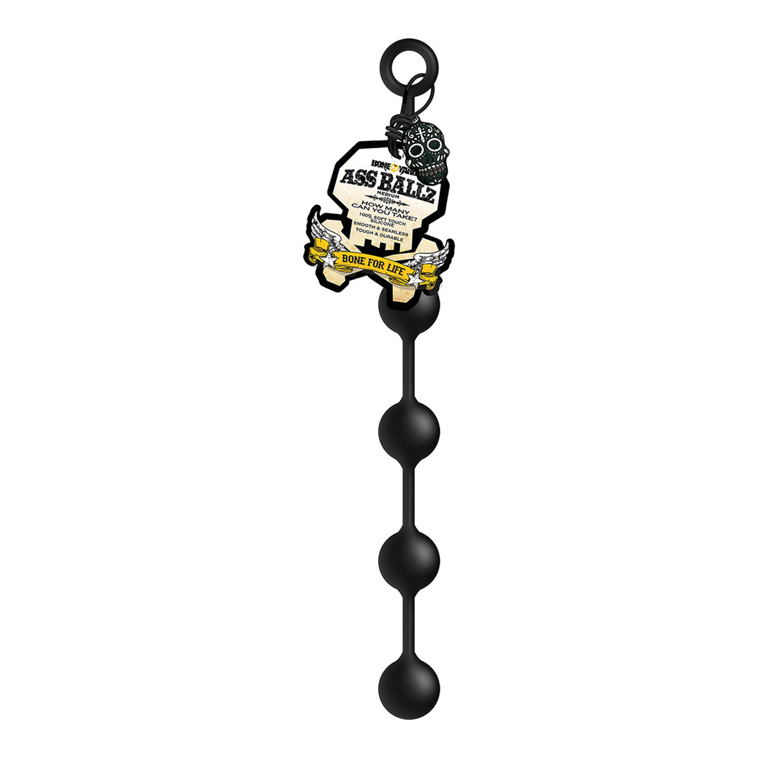 Ass Ballz M 43 cm - Comfortabele siliconen anale kralen