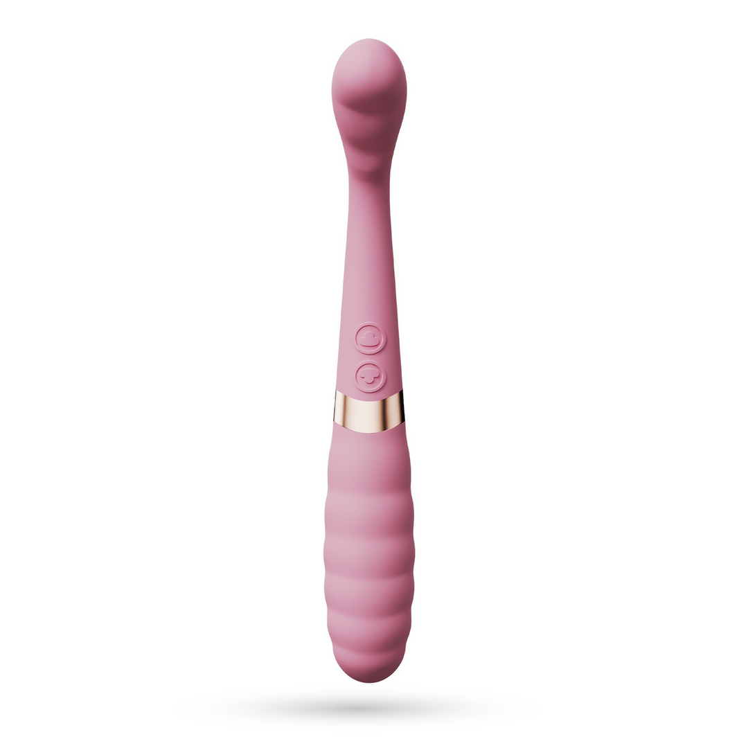Pixie Flexibele Dubbele Vibrator Roze – 10 Vibratiestanden