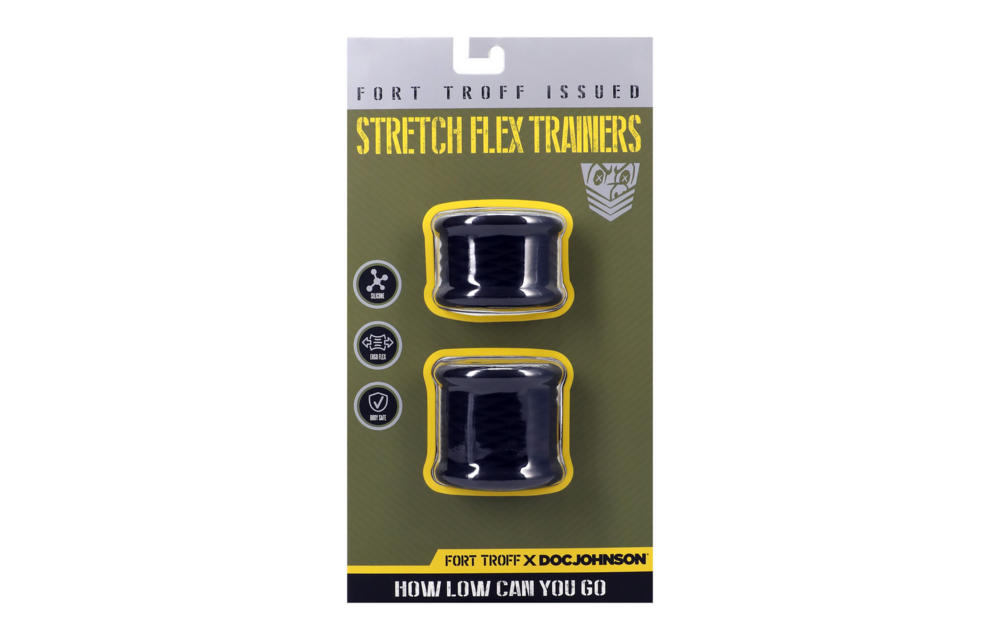 Stretch Flex Trainers Zwart – Comfort & Flexibele Silicone