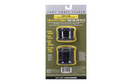 Stretch Flex Trainers Zwart – Comfort & Flexibele Silicone