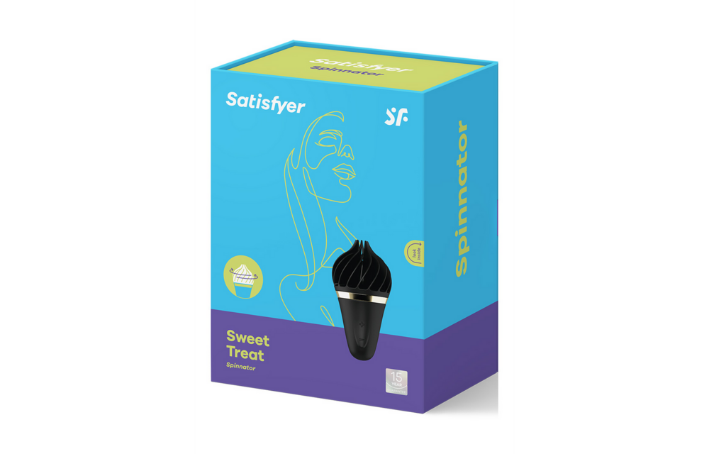 Süße Leckerei - Stimulierender Zungen-Spinnator - Schwarz/Gold