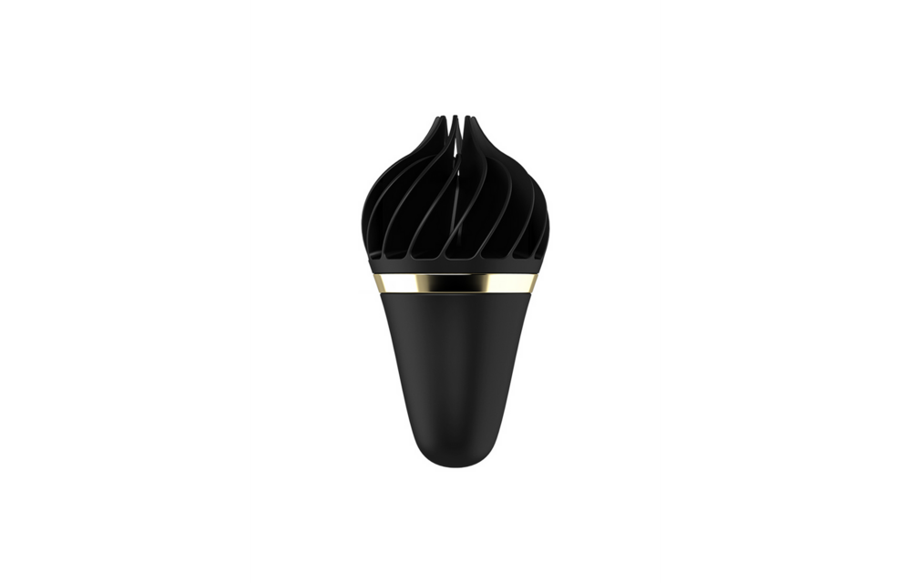 Sweet Treat - Stimulerende Tongue Spinnator - Zwart/Goud