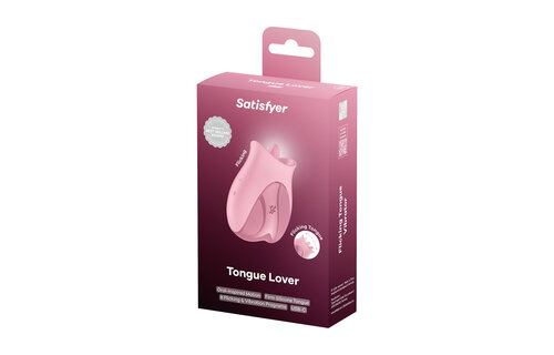 Tongue Lover Flickering Tongue Vibrator Pink - 8 Modes USB-C