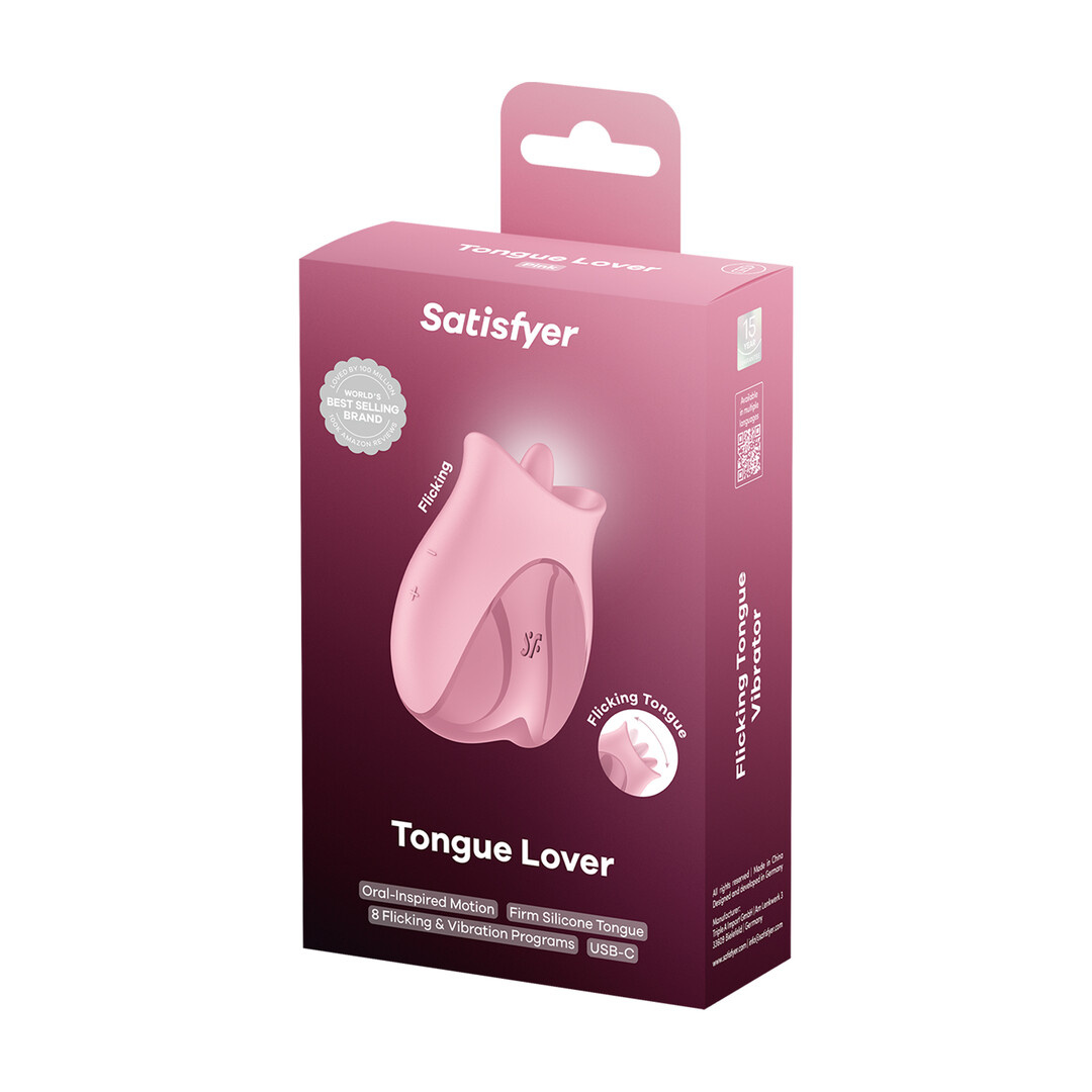 Tongue Lover Flikkerende Tong Vibrator Roze - 8 Modus USB-C