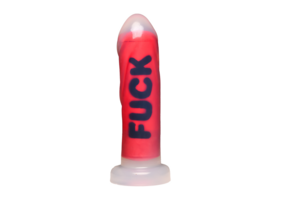 Premium FUCK Silikon-Dildo Rot 18,5 cm – Kraft & Komfort