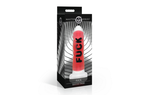 Premium FUCK Silikon-Dildo Rot 18,5 cm – Kraft & Komfort