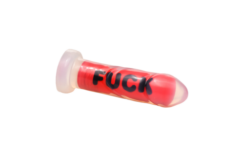 Premium FUCK Silikon-Dildo Rot 18,5 cm – Kraft & Komfort