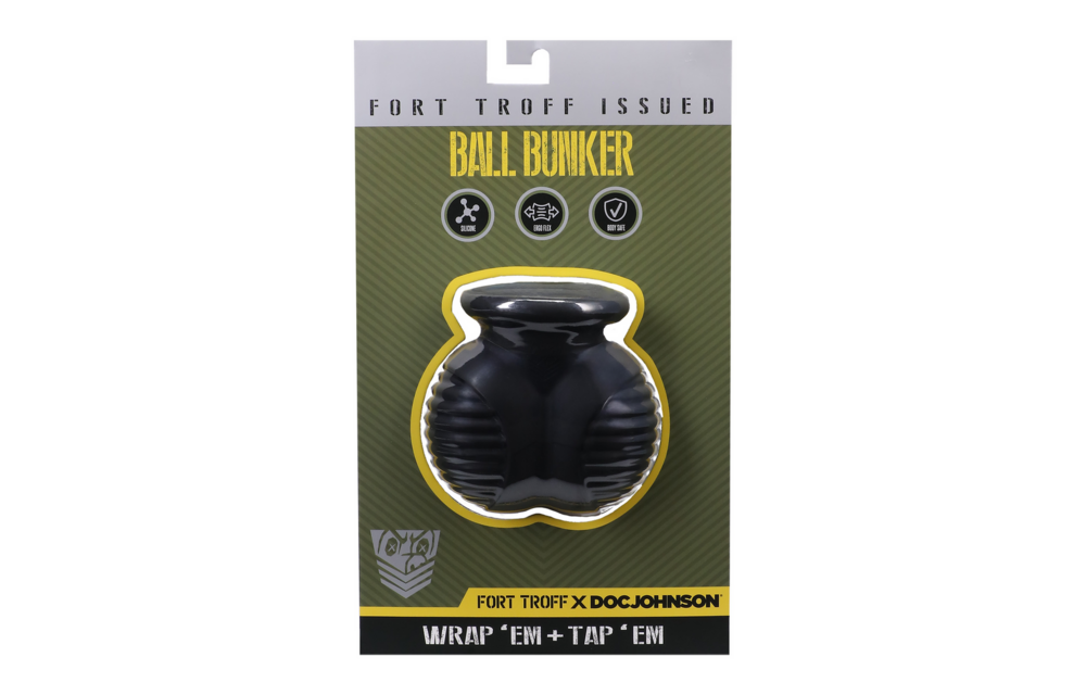 Ball Bunker Zwart - Comfortabele Siliconen Balstrecher