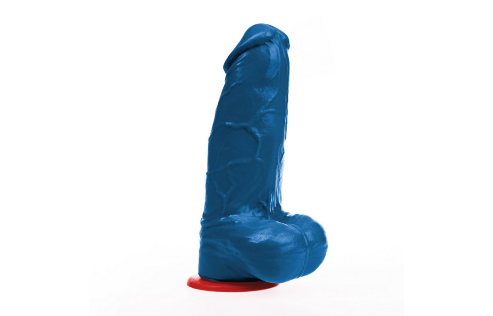 ✊Fuck & Fist Freyr M - Realistic Dildo with Balls - 5.9 / 15 cm - Blue