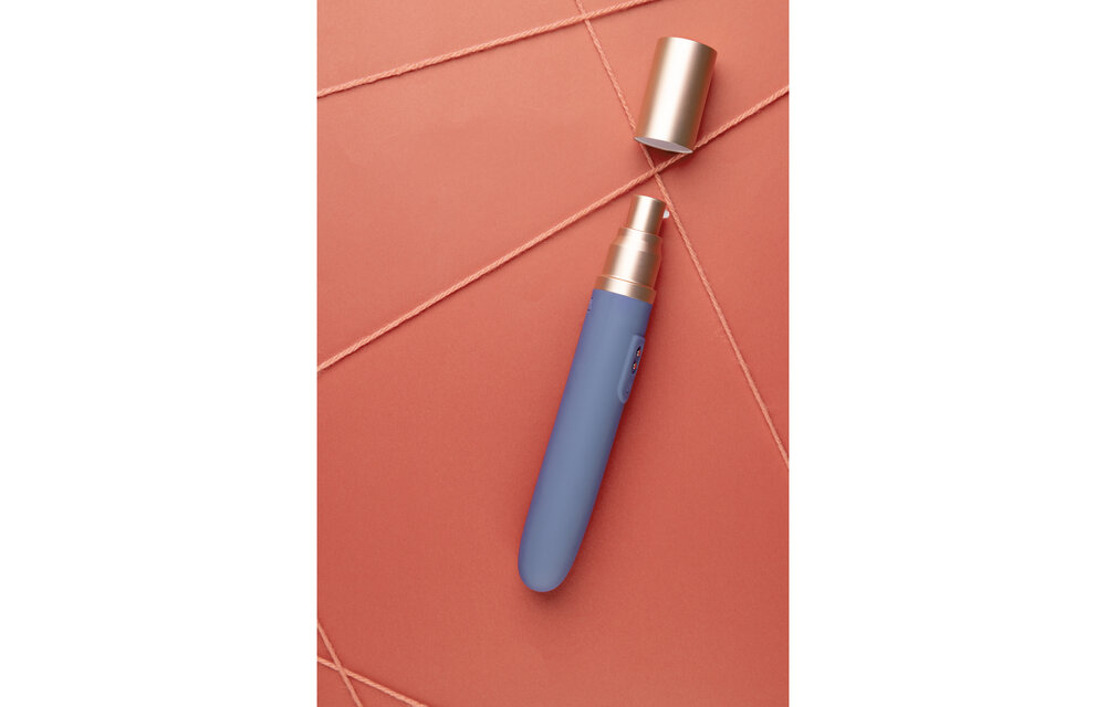 Reisvibrator Blue Horizon met Glijmiddel en Pomp - Compact & Krachtig