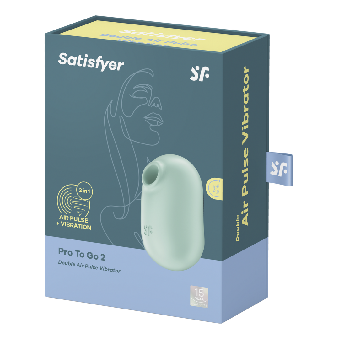 Pro to Go 2 Mint – Double Air Pulse Vibrator Satisfyer
