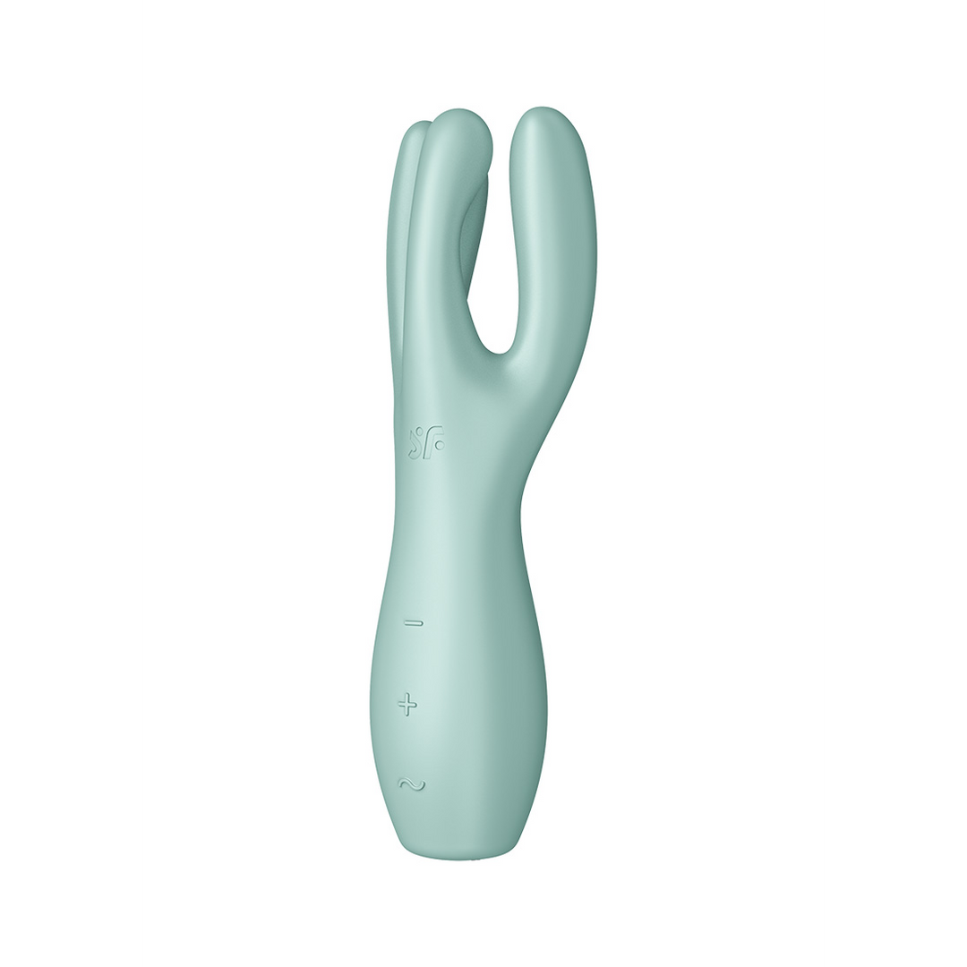 Threesome 3 Lay-on Vibrator Mint – Satisfyer Clit Stimulator