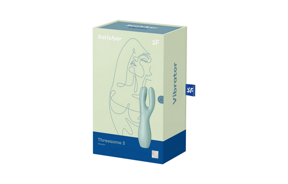 Threesome 3 - Lay-on Vibrator - Mint