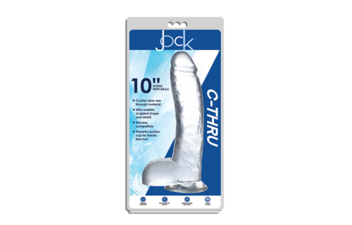 Dildo with Balls - 10 / 25,5 cm