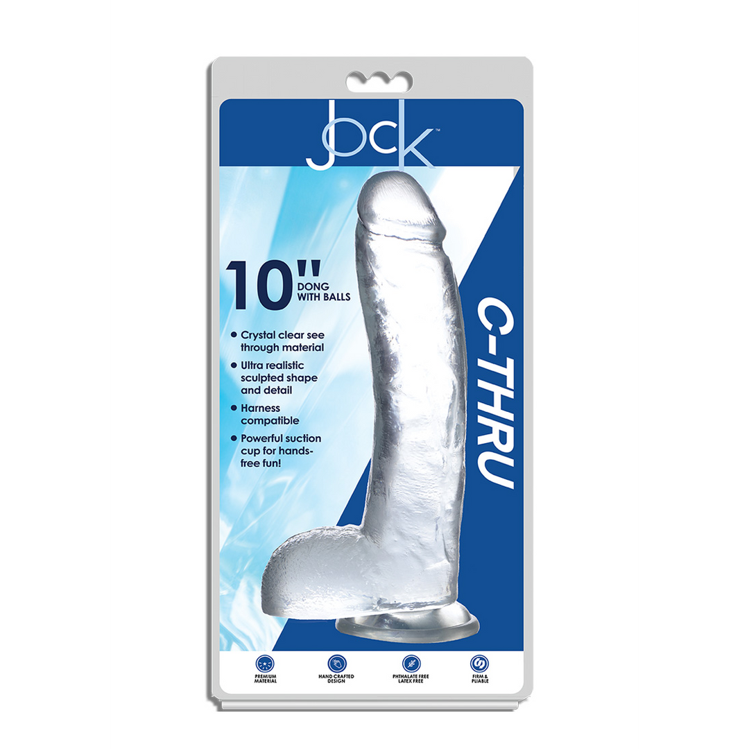 Dildo mit Balls - 10 / 25,5 cm