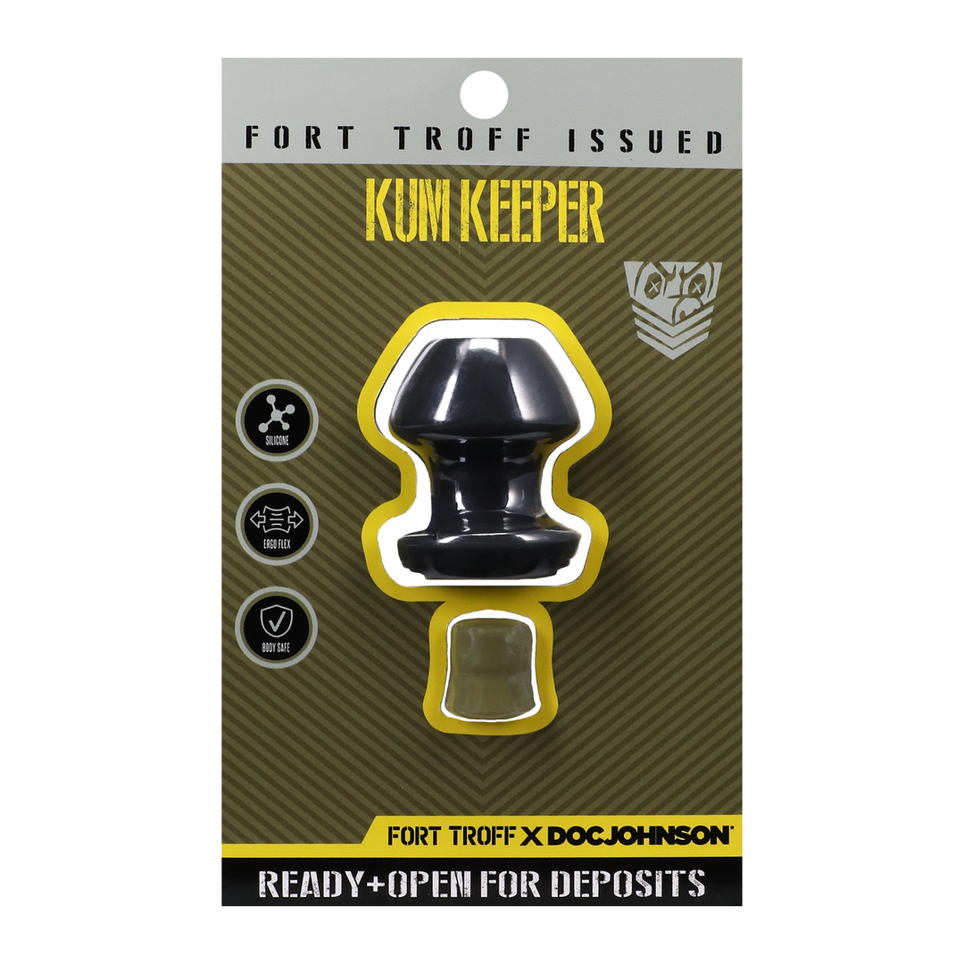Kum Keeper Klein Zwart 5,33 cm | Siliconen Plug Doc Johnson