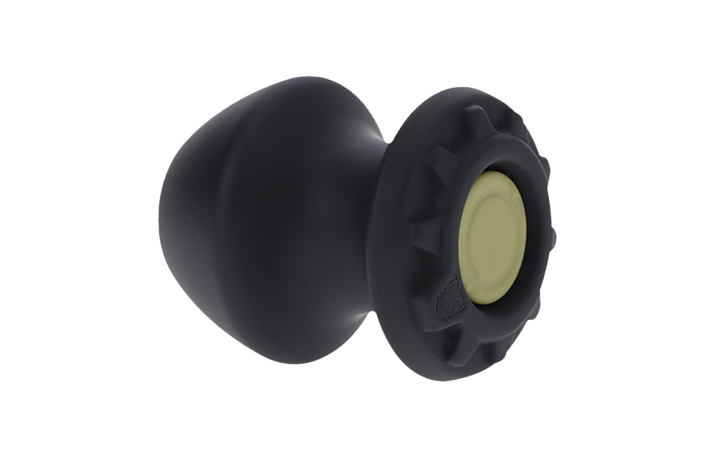 Kum Keeper Small Black 5.33 cm | Silicone Plug Doc Johnson
