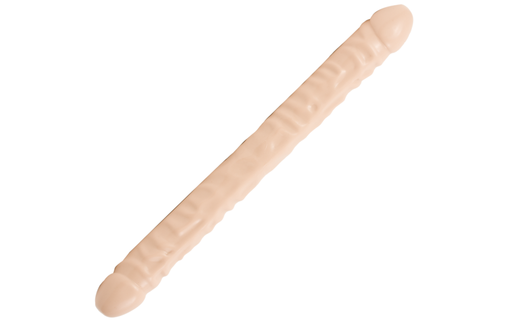 Veined Double Head Dildo 44.5 cm - Realistic & Flexible