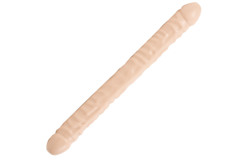 Geaderde Dubbele Kop Dildo 44,5 cm – Realistisch & Flexibel