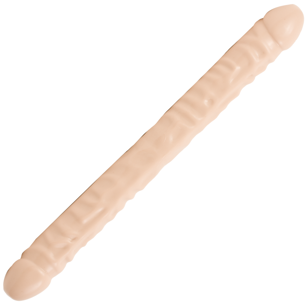 Veined Double Head Dildo 44.5 cm - Realistic & Flexible