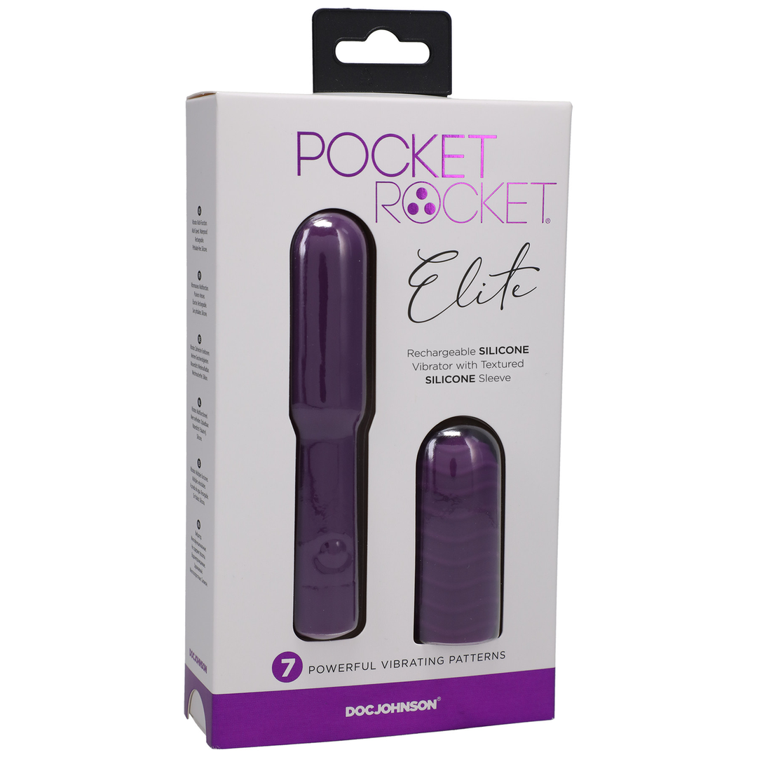 Elite Mini Vibrator - Powerful, Rechargeable & Discreet Purple