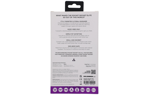 Elite Mini Vibrator - Powerful, Rechargeable & Discreet Purple