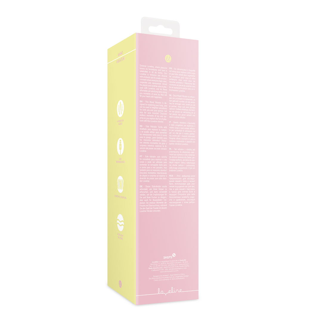 Staafvibrator Roze Pink | Loveline Wand Vibrator Genot