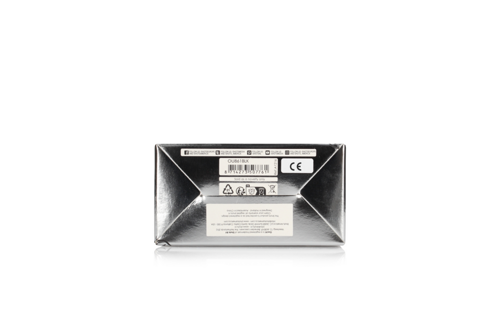 Dual Vibrating Strap-On 16 cm - Oplaadbaar, 10 Snelheden, Zwart