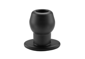Tunnelplug XL 1,6 cm – Innovativer hohler Buttplug Schwarz
