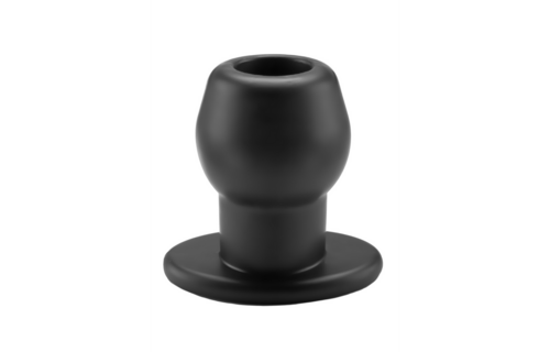 Tunnelplug XL 1,6 cm - Innovatieve Holle Buttplug Zwart
