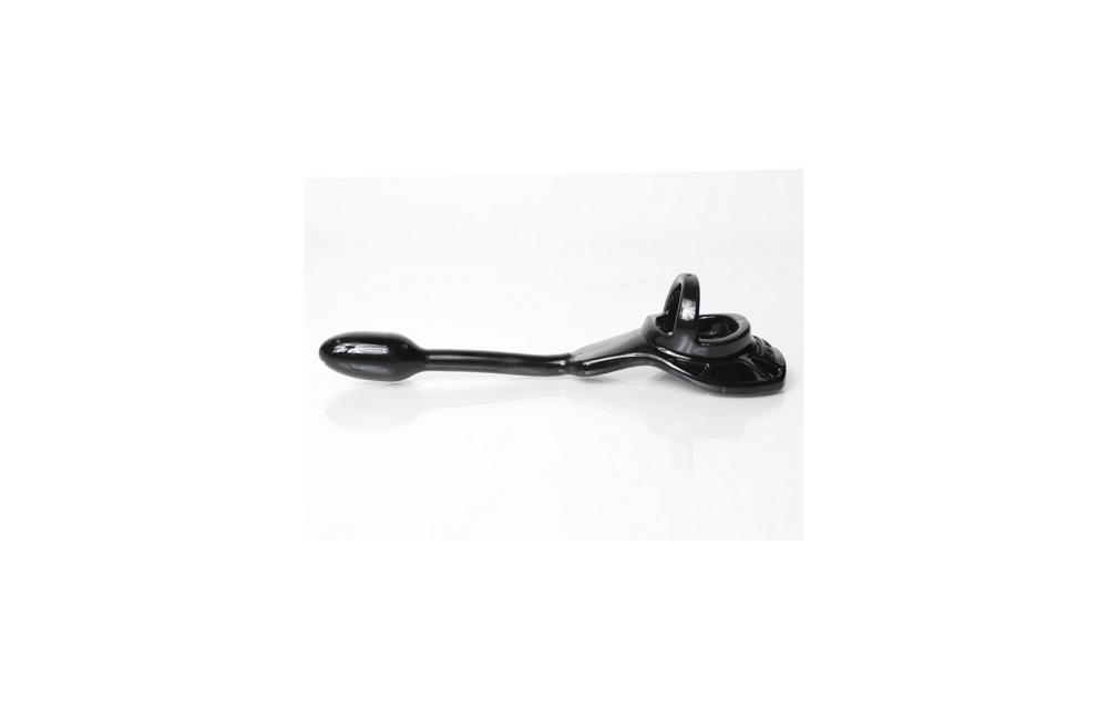 Armor Tug Lock Cockring met Ball Strap & Butt Plug - Comfort