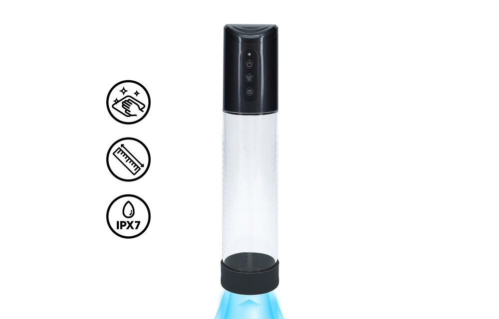 HyperPump Gun Metal – Powerful Rechargeable Penis Pump