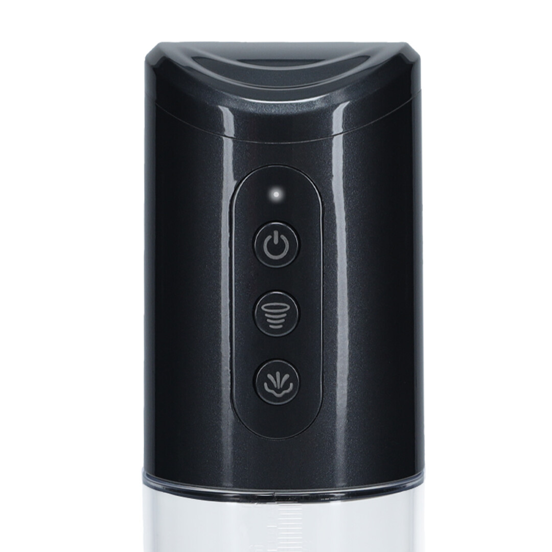 HyperPump Gun Metal – Krachtige Oplaadbare Penis Pomp