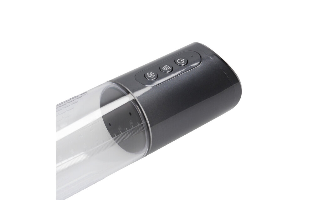 HyperPump Gun Metal – Krachtige Oplaadbare Penis Pomp