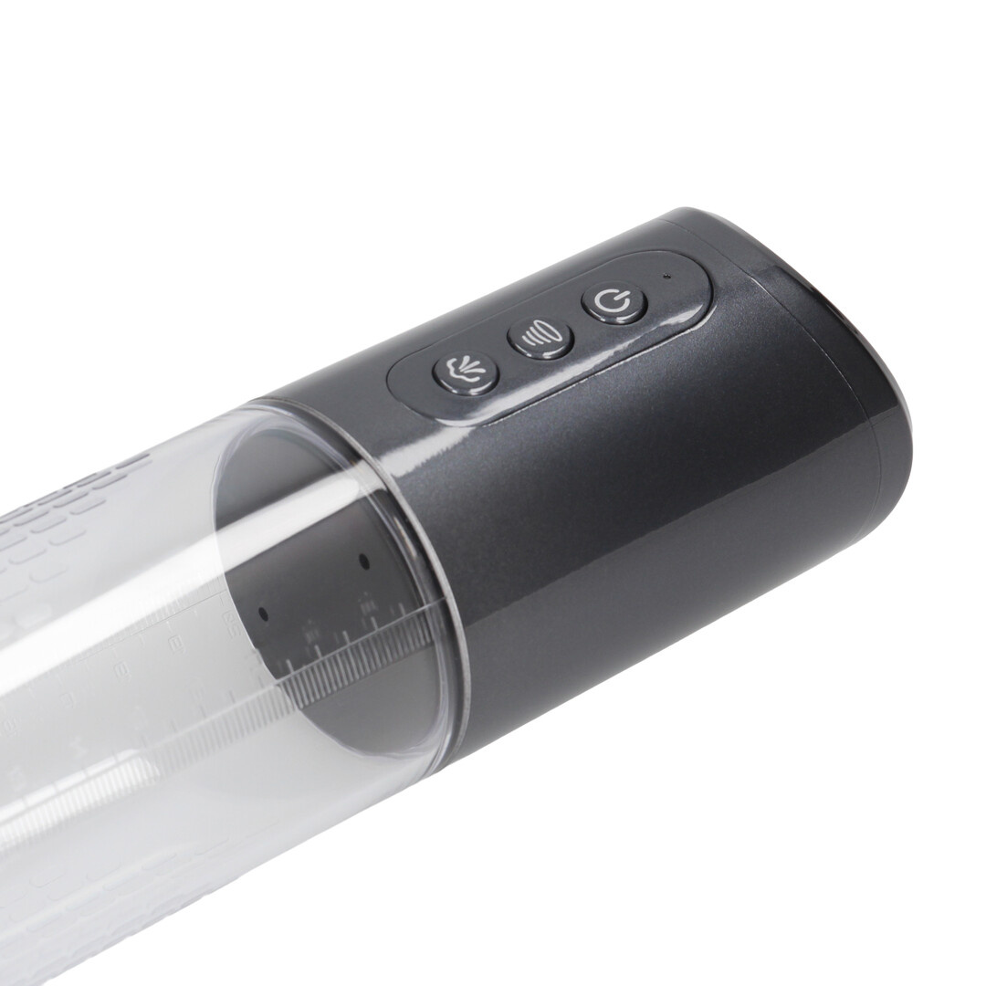 HyperPump Gun Metal – Krachtige Oplaadbare Penis Pomp