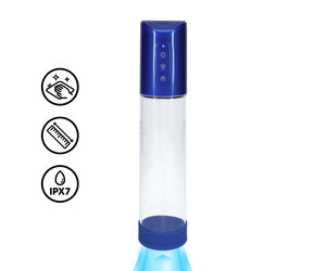 HyperPump Penispumpe – Leistungsstark & komfortabel Metallic-Blau