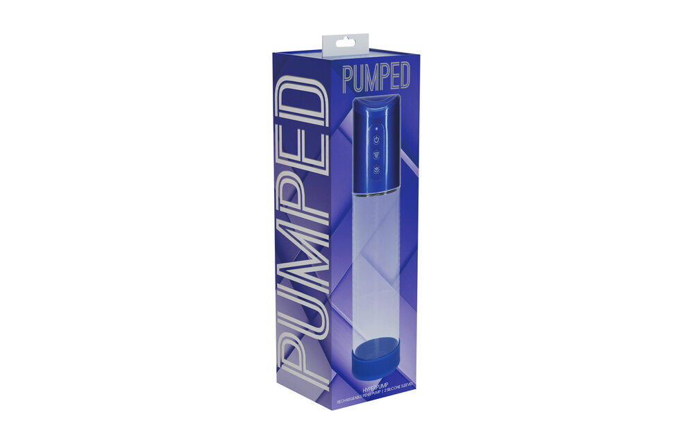 HyperPump - Oplaadbare Penis Pomp - Metallic Blauw