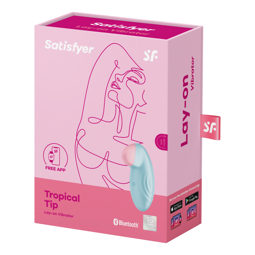 Tropical Tip Hellblau Vibrator – Intensives Vergnügen & Connect App