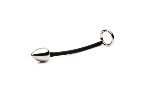 Tug And Plug 28.5 cm - Cock Ring & Anal Plug for Pleasure