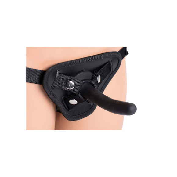 Pegged Dildo 10,9 cm mit Harness – Perfekt für Anfänger