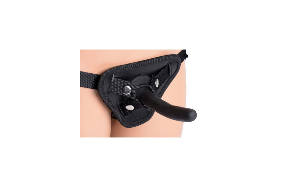 Pegged Dildo 10,9 cm met Harness – Perfect voor Beginners